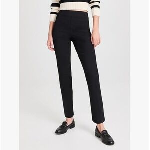 SPANX Perfect Black Pant Slim Straight Pull On Black Stretch Women's Large